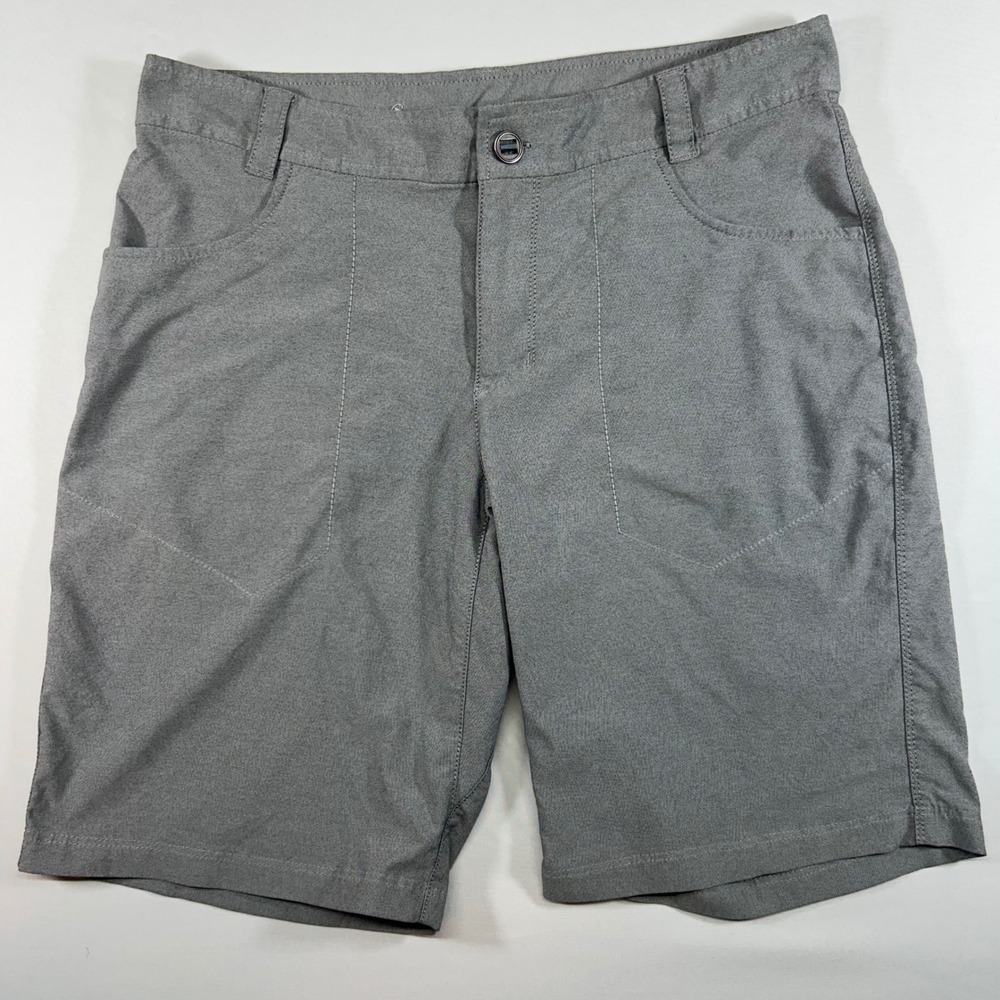 Columbia Mens 32W 10L Grey Performance Hiking Shorts Stretch Outdoor Trail